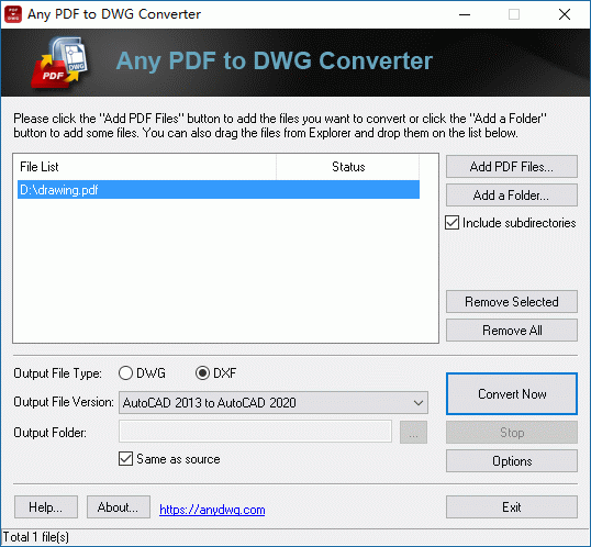 convert pdf to dwg for mac